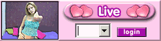 Dancing Girl + login button